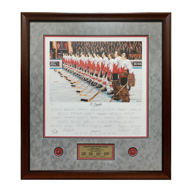 Load image into Gallery viewer, O&#39; Canada – Team Canada ‘72 Signed Limited Edition Summit Series Print
