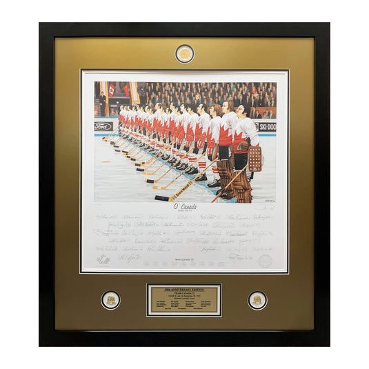 O' Canada Team Canada 1972 Signed 50th Anniversary Edition Summit Series Print /172