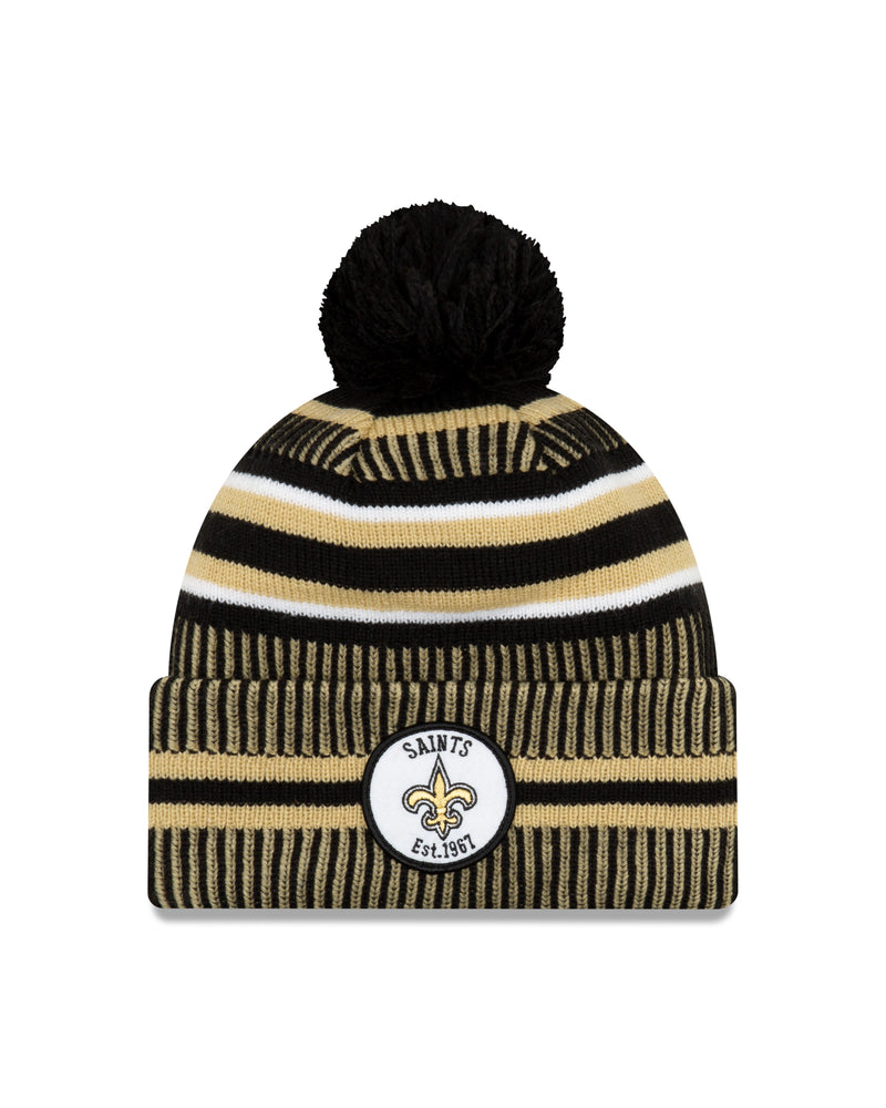 Load image into Gallery viewer, New Orleans Saints NFL New Era Sideline Home Official Cuffed Knit Toque
