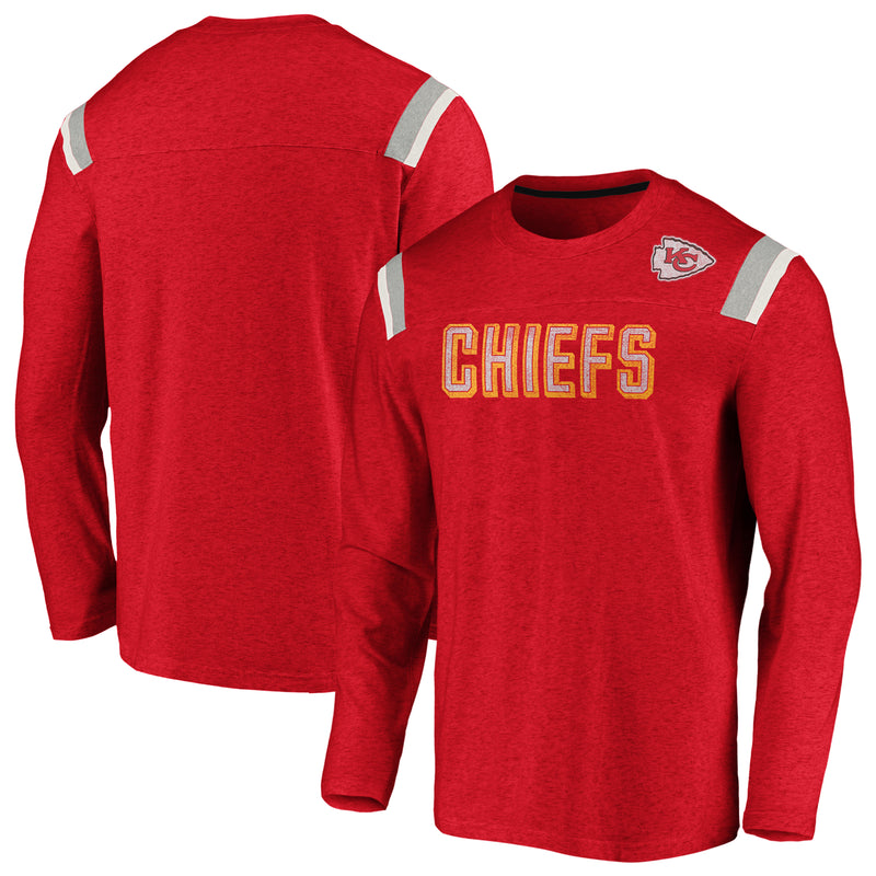 Chargez l&#39;image dans la visionneuse de la galerie, Kansas City Chiefs NFL Fanatics Vintage Slub Manches Longues
