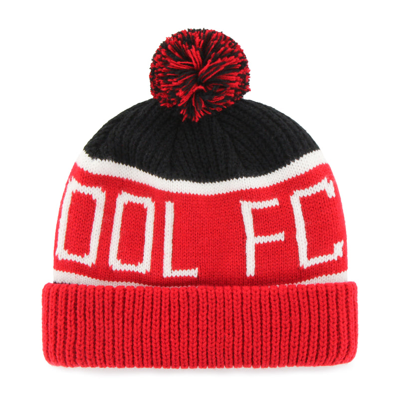 Chargez l&#39;image dans la visionneuse de la galerie, Tuque en tricot à revers Liverpool FC EPL City
