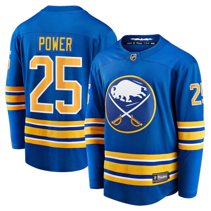 Owen Power Buffalo Sabres NHL Fanatics Breakaway Maillot Domicile