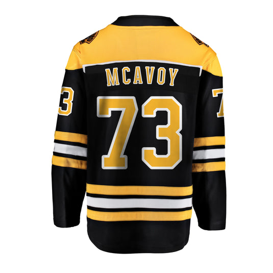 Maillot Domicile Breakaway des Fanatics de la LNH des Bruins de Boston de Charlie McAvoy