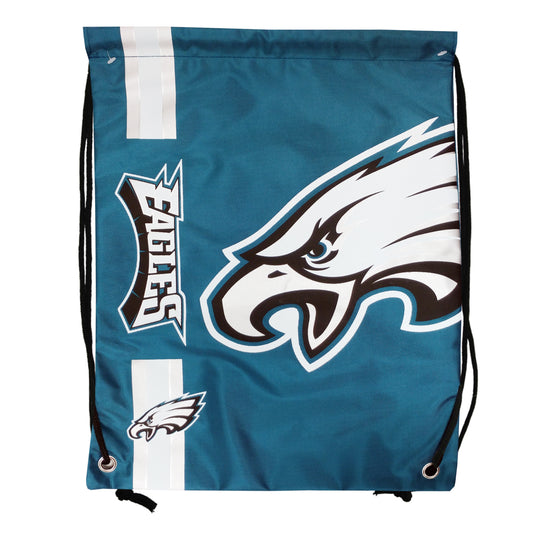 Sac à cordon avec grand logo des Eagles de Philadelphie NFL