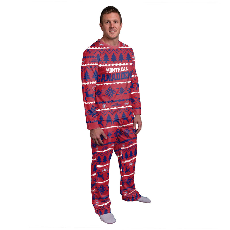 Load image into Gallery viewer, Montreal Canadiens NHL Wordmark Pajama Set
