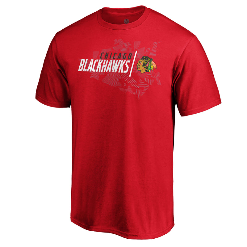 Chargez l&#39;image dans la visionneuse de la galerie, T-shirt Geo Drift des Blackhawks de Chicago de la LNH
