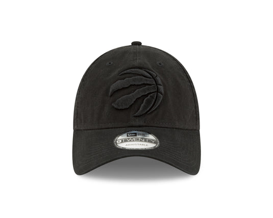 Casquette 9TWENTY NBA Core Classic des Raptors de Toronto, noire ton sur ton