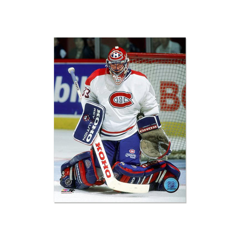 Load image into Gallery viewer, Patrick Roy Montreal Canadiens Engraved Framed Photo - Focus
