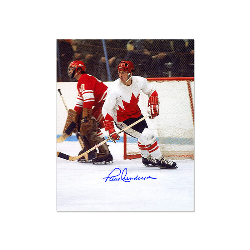 Load image into Gallery viewer, Paul Henderson Team Canada 1972 Engraved Framed Signed Photo - Focus
