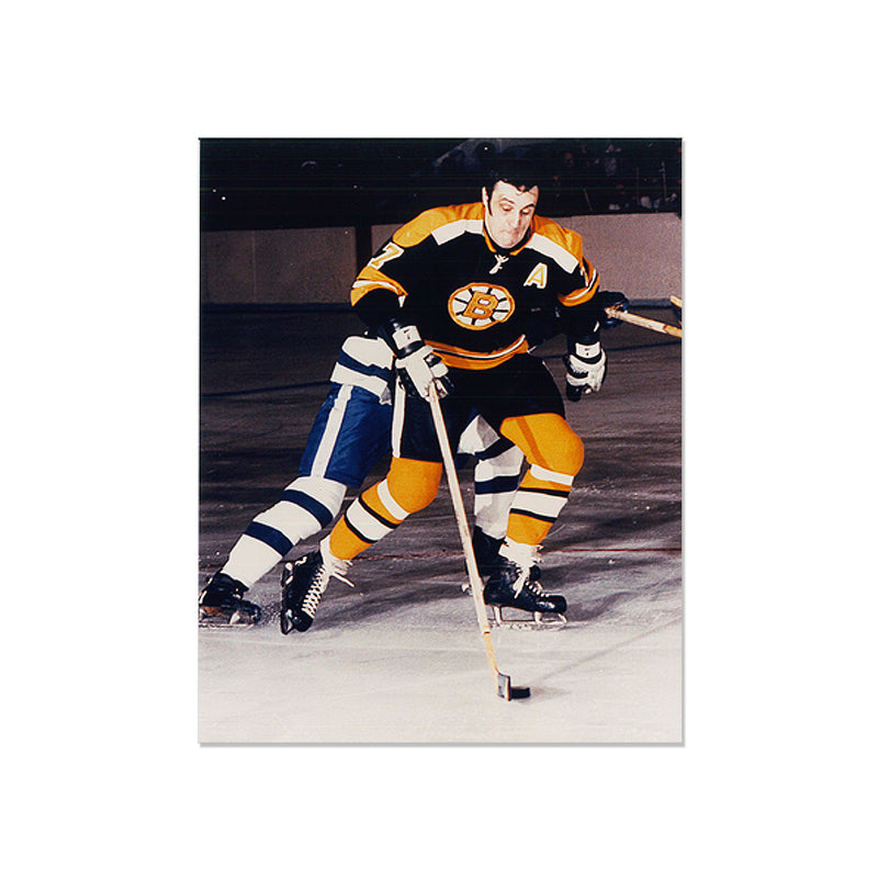 Load image into Gallery viewer, Phil Esposito Boston Bruins Engraved Framed Photo - Action Battle
