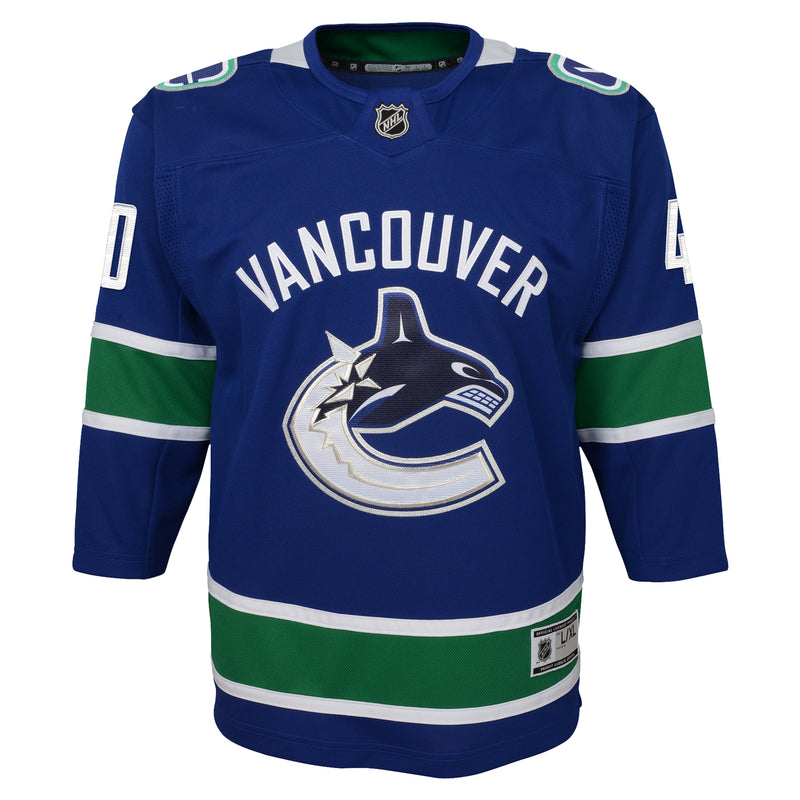 Load image into Gallery viewer, Youth Elias Pettersson Vancouver Canucks NHL Premier Home Jersey
