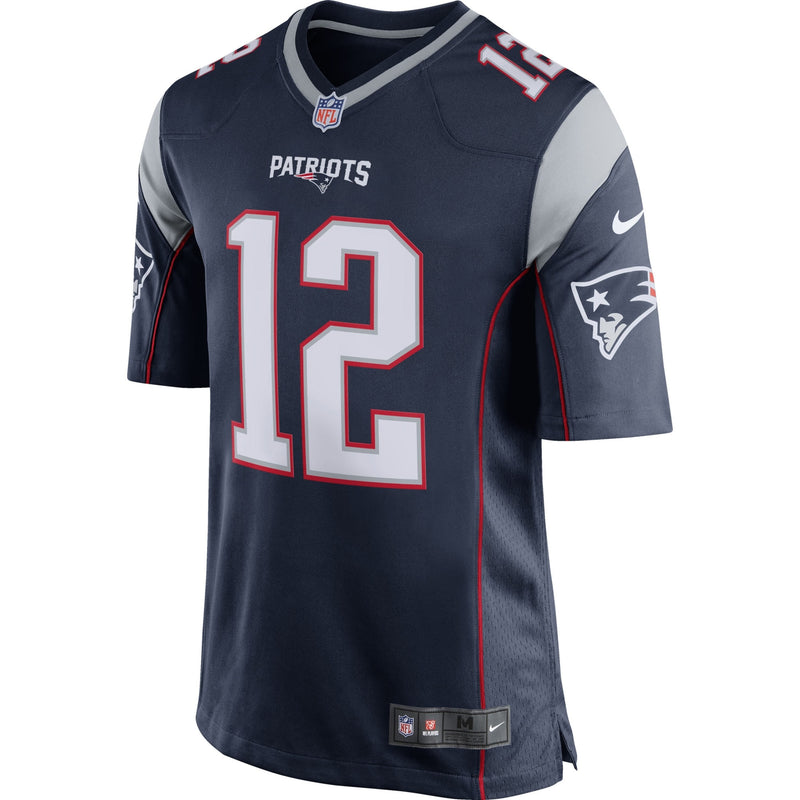 Chargez l&#39;image dans la visionneuse de la galerie, Maillot de l&#39;équipe de match Nike des New England Patriots Tom Brady pour jeunes
