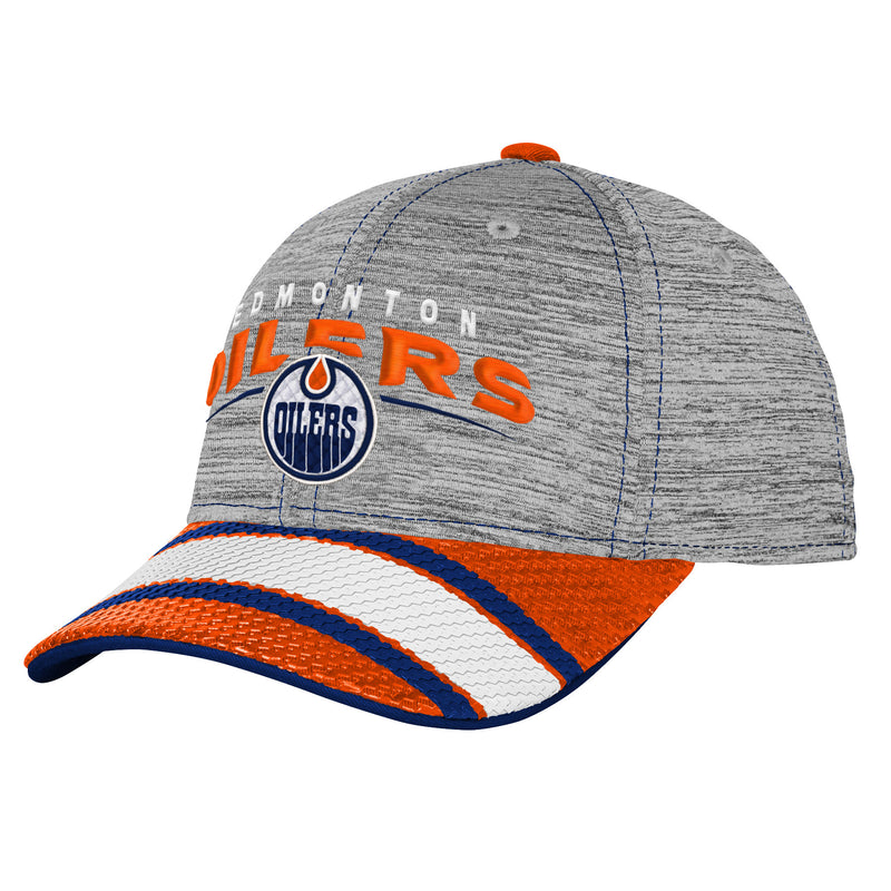 Chargez l&#39;image dans la visionneuse de la galerie, Casquette de joueur de deuxième saison des Oilers d&#39;Edmonton pour jeunes
