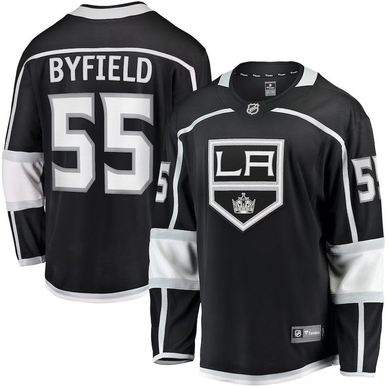 Chargez l&#39;image dans la visionneuse de la galerie, Quinton Byfield Los Angeles Kings NHL Fanatics Breakaway Maillot Domicile
