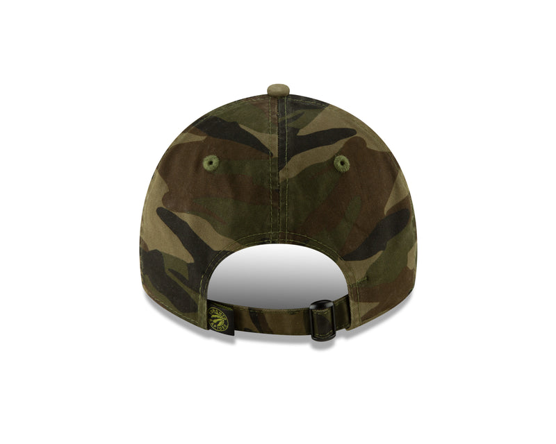Load image into Gallery viewer, Toronto Raptors NBA Core Classic Green Logo Camou 9TWENTY Cap
