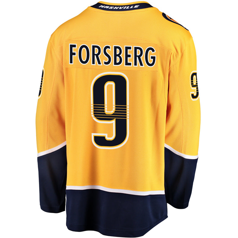 Chargez l&#39;image dans la visionneuse de la galerie, Filip Forsberg Nashville Predators NHL Fanatics Breakaway Maillot Domicile
