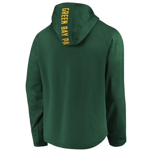 Sweat à capuche avec logo principal NFL Fanatics Defender des Packers de Green Bay