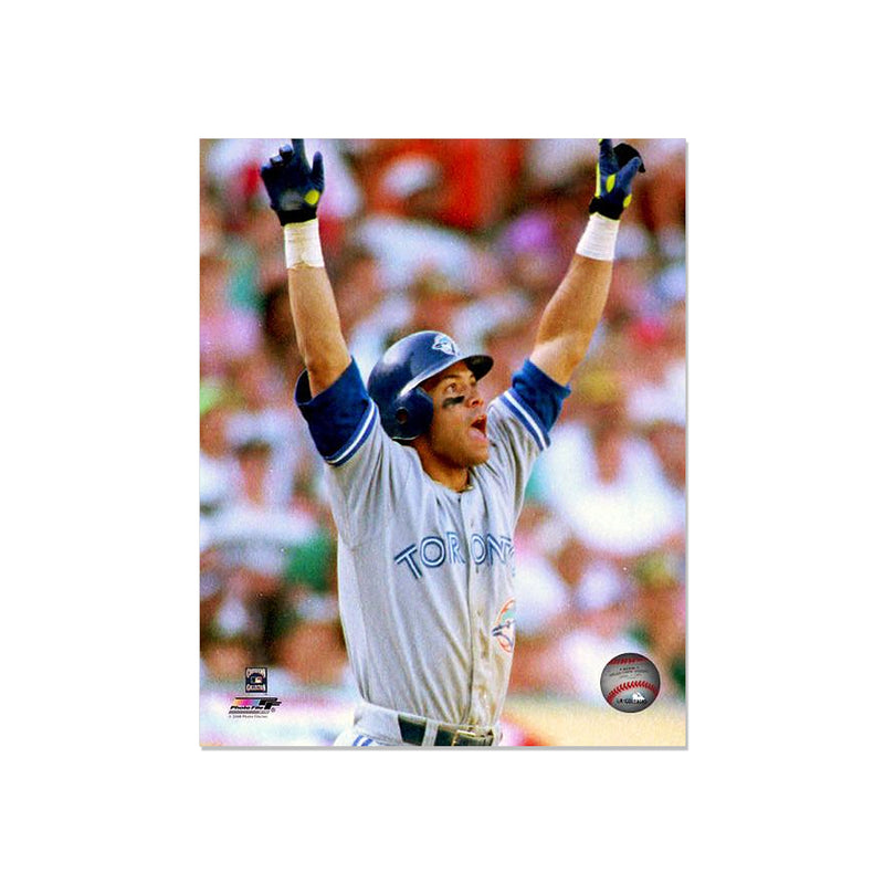 Chargez l&#39;image dans la visionneuse de la galerie, Roberto Alomar Photo encadrée gravée des Blue Jays de Toronto - 1992 ALCS Home Run
