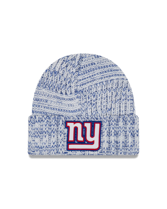 Ladies' New York Giants NFL New Era Sideline Team logo Cuffed Knit Toque