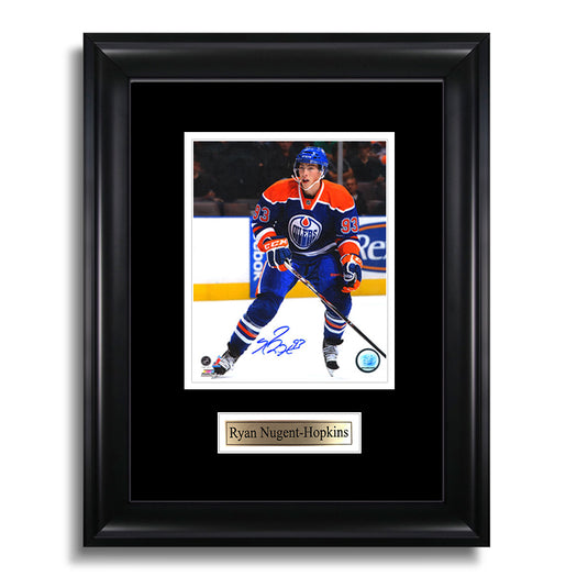 Ryan Nugent-Hopkins Signed Edmonton Oilers Framed Photo