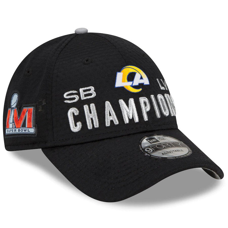 Load image into Gallery viewer, Los Angeles Rams NFL Super Bowl LVI Champions Locker Room 9FORTY Cap
