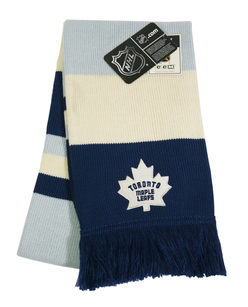 Load image into Gallery viewer, Toronto Maple Leafs Reebok CCM Jacquard Scarf
