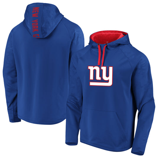 Sweat à capuche avec logo principal du défenseur des fanatiques de la NFL des Giants de New York