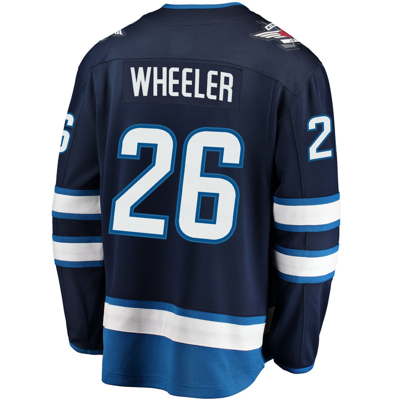 Chargez l&#39;image dans la visionneuse de la galerie, Blake Wheeler Winnipeg Jets NHL Fanatics Breakaway Maillot Domicile
