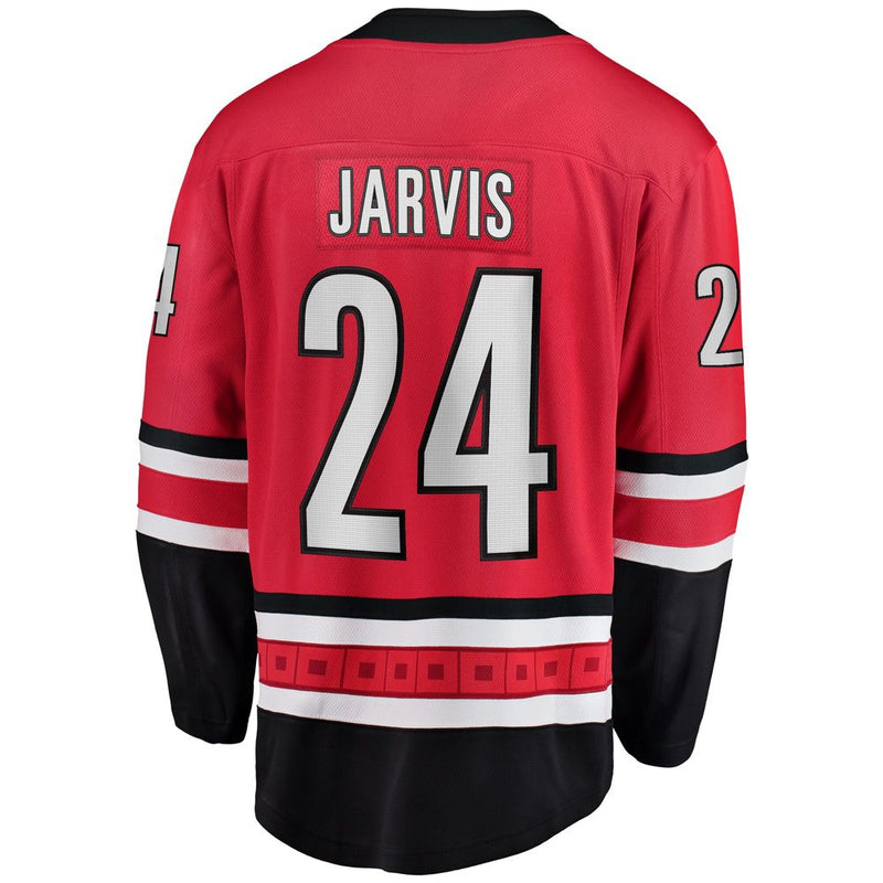 Load image into Gallery viewer, Seth Jarvis Carolina Hurricanes NHL Fanatics Breakaway Home Jersey
