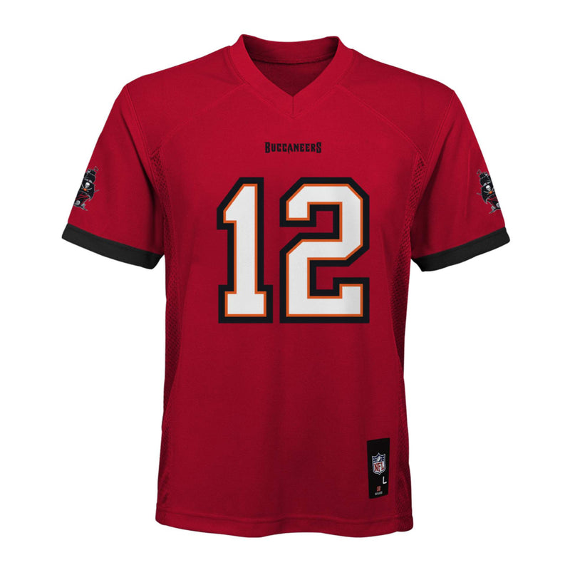 Chargez l&#39;image dans la visionneuse de la galerie, Maillot de l&#39;équipe de jeu Nike des Buccaneers de Tampa Bay Tom Brady pour jeunes
