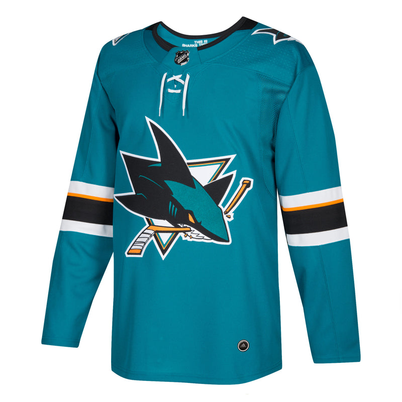 Chargez l&#39;image dans la visionneuse de la galerie, Maillot authentique professionnel domicile des Sharks de San Jose de la LNH
