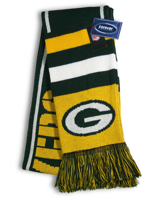 Green Bay Packers Team Stripe Scarf