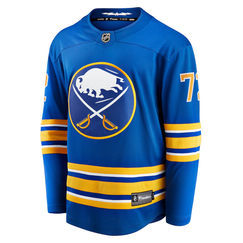 Chargez l&#39;image dans la visionneuse de la galerie, Tage Thompson Buffalo Sabres NHL Fanatics Breakaway Maillot Domicile
