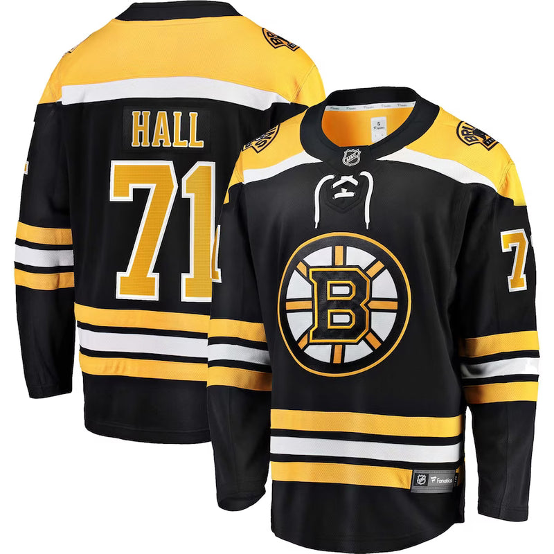 Load image into Gallery viewer, Taylor Hall Boston Bruins NHL Fanatics Breakaway Home Jersey
