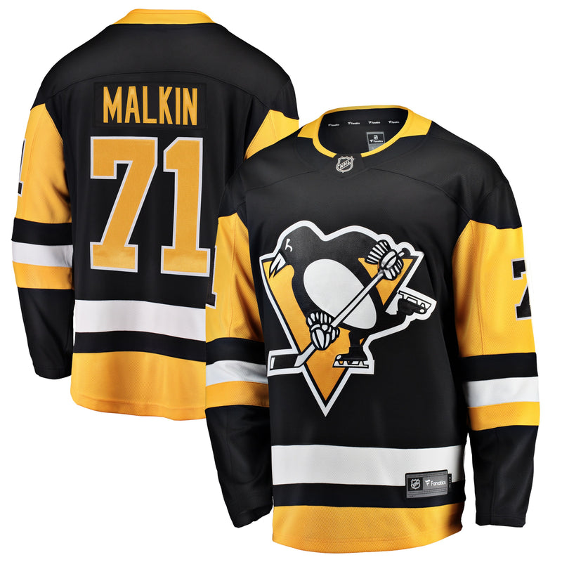 Chargez l&#39;image dans la visionneuse de la galerie, Evgeni Malkin Pittsburgh Penguins NHL Fanatics Breakaway Maillot Domicile
