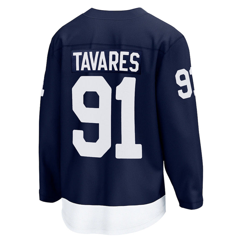 Chargez l&#39;image dans la visionneuse de la galerie, John Tavares Toronto Maple Leafs NHL Fanatics Breakaway 2022 Heritage Classic Maillot
