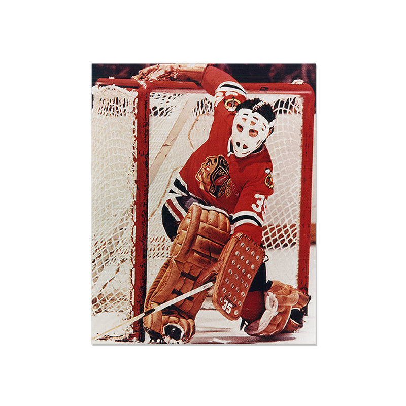Load image into Gallery viewer, Tony Esposito Chicago Blackhawks Engraved Framed Photo - Action
