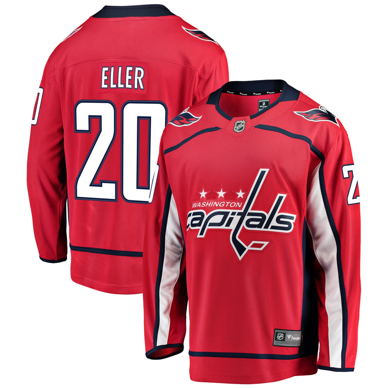 Chargez l&#39;image dans la visionneuse de la galerie, Lars Eller Washington Capitals NHL Fanatics Breakaway Maillot Domicile
