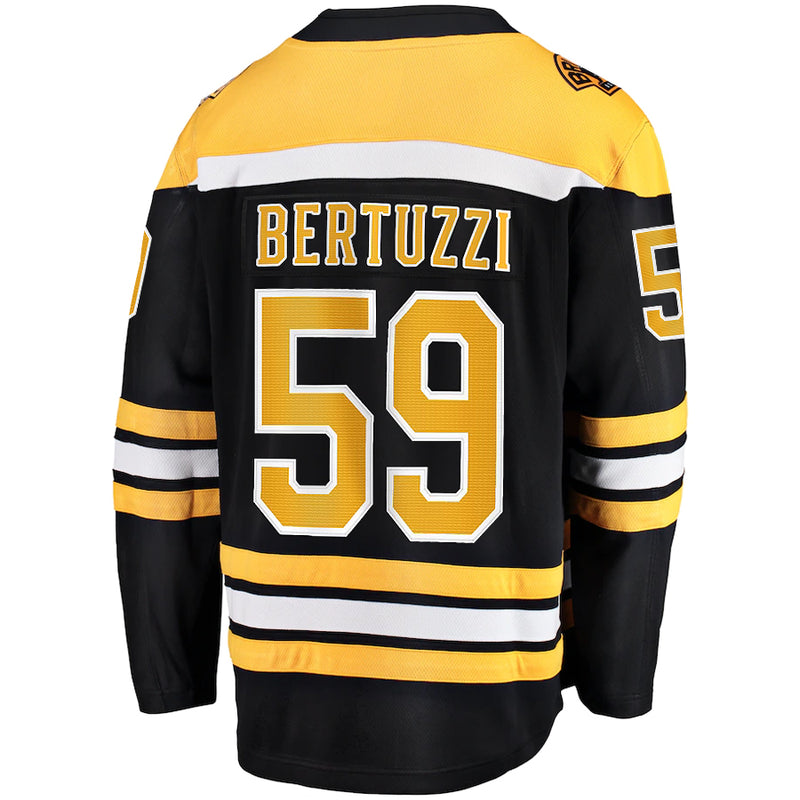 Chargez l&#39;image dans la visionneuse de la galerie, Tyler Bertuzzi Boston Bruins NHL Fanatics Breakaway Maillot Domicile
