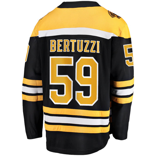 Tyler Bertuzzi Boston Bruins NHL Fanatics Breakaway Maillot Domicile