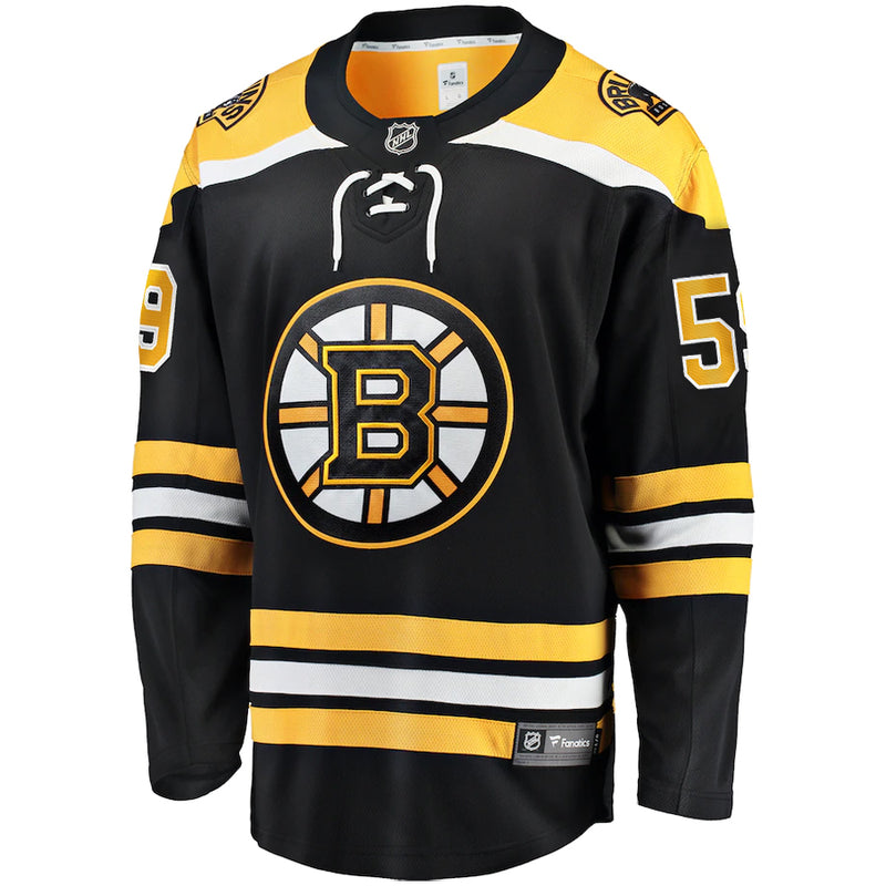 Chargez l&#39;image dans la visionneuse de la galerie, Tyler Bertuzzi Boston Bruins NHL Fanatics Breakaway Maillot Domicile
