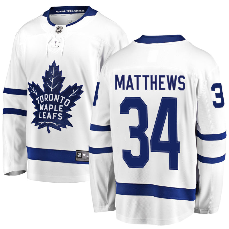 Load image into Gallery viewer, Auston Matthews Toronto Maple Leafs NHL Fanatics Breakaway Away Jersey
