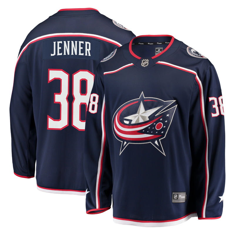 Chargez l&#39;image dans la visionneuse de la galerie, Boone Jenner Columbus Blue Jackets NHL Fanatics Breakaway Maillot Domicile
