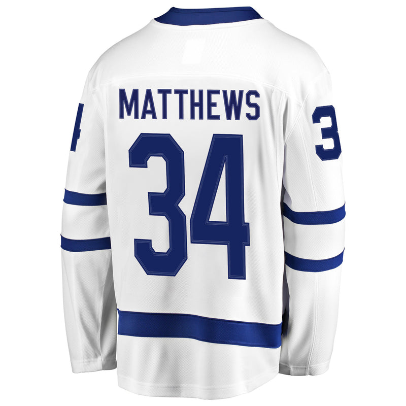 Load image into Gallery viewer, Auston Matthews Toronto Maple Leafs NHL Fanatics Breakaway Away Jersey
