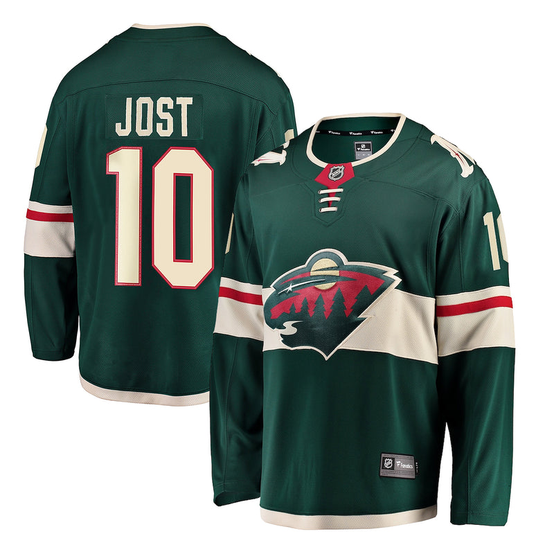 Load image into Gallery viewer, Tyson Jost Minnesota Wild NHL Fanatics Breakaway Home Jersey
