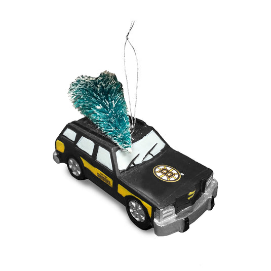 Boston Bruins NHL Station Wagon Tree Ornament