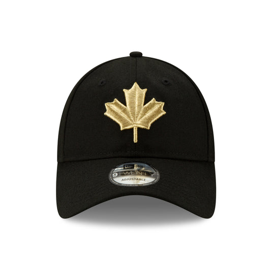 Toronto Raptors NBA Authentics City Series Gold Leaf Logo 9TWENTY Cap