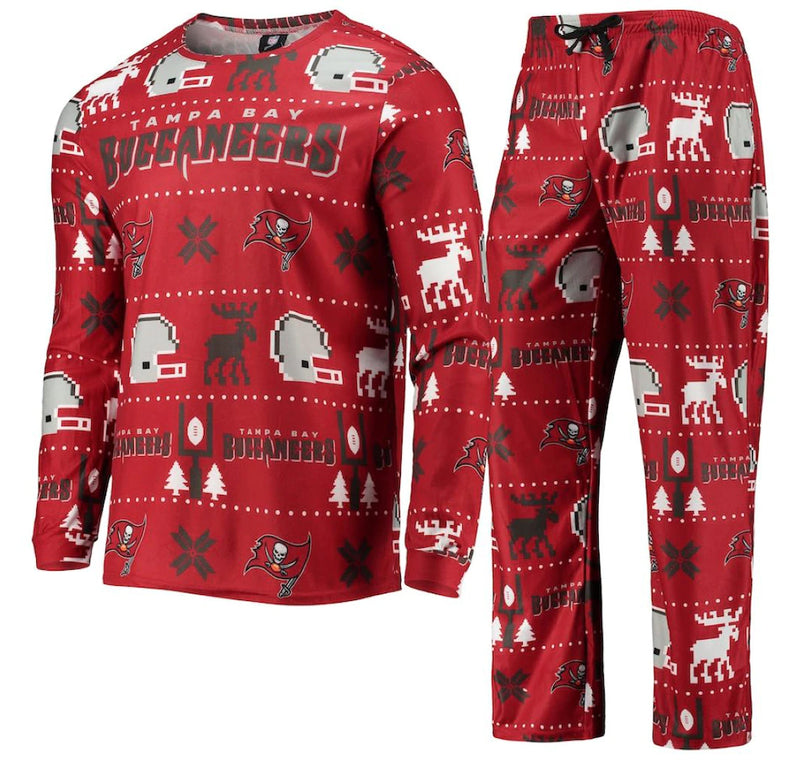 Load image into Gallery viewer, Tampa Bay Buccaneers NFL Wordmark Pajama Set
