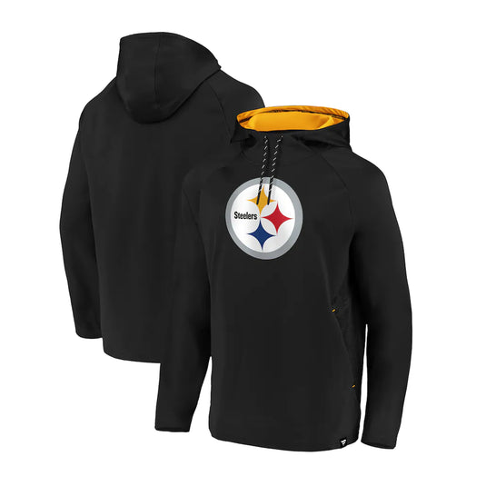 Pittsburgh Steelers NFL Fanatics Iconic Embossed Defender Logo Hoodie