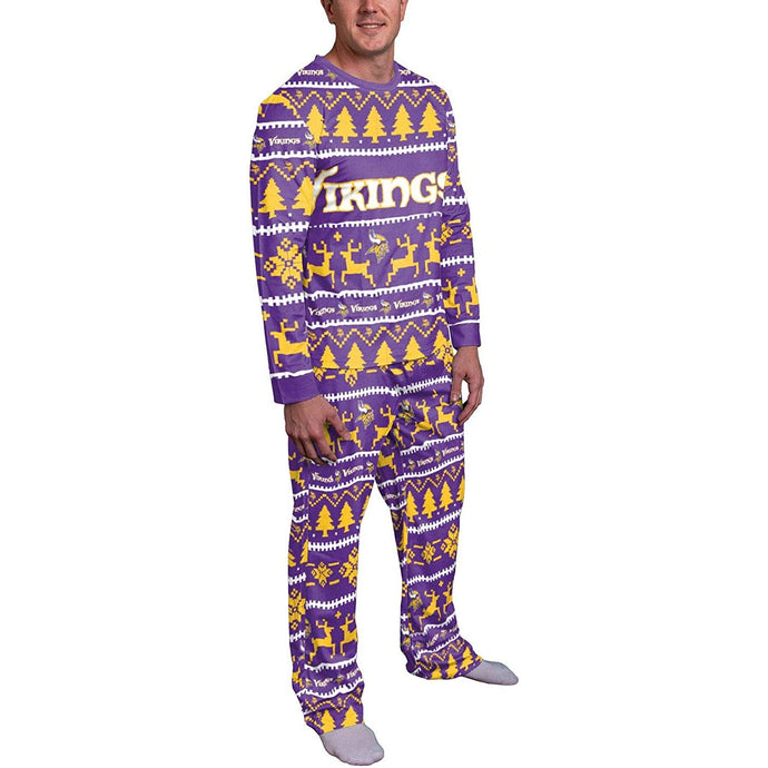 Ensemble de pyjama avec logo NFL des Vikings du Minnesota